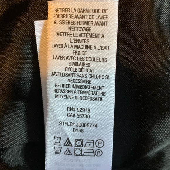 Juicy Couture Studded Dark Blue Down Jacket/Coat Y2K Edgy Elegant Luxury - Picture 14 of 14